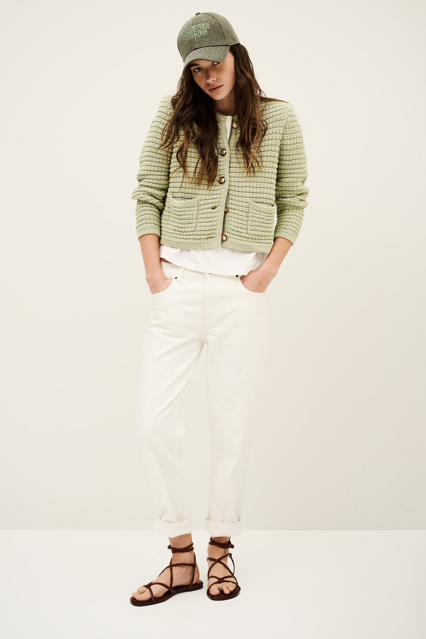 Cardigan Gaspard *pistaccio